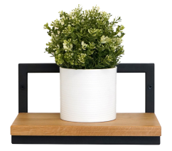 Kovová konstrukce nástěnné police Estan 300 mm