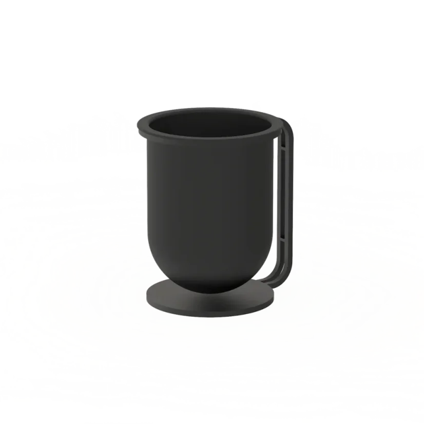 Kovový nástenný držiak kefiek Dublin - Farba: Pieskovo šedá