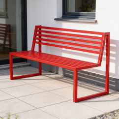 Zahradná lavica Titus Red