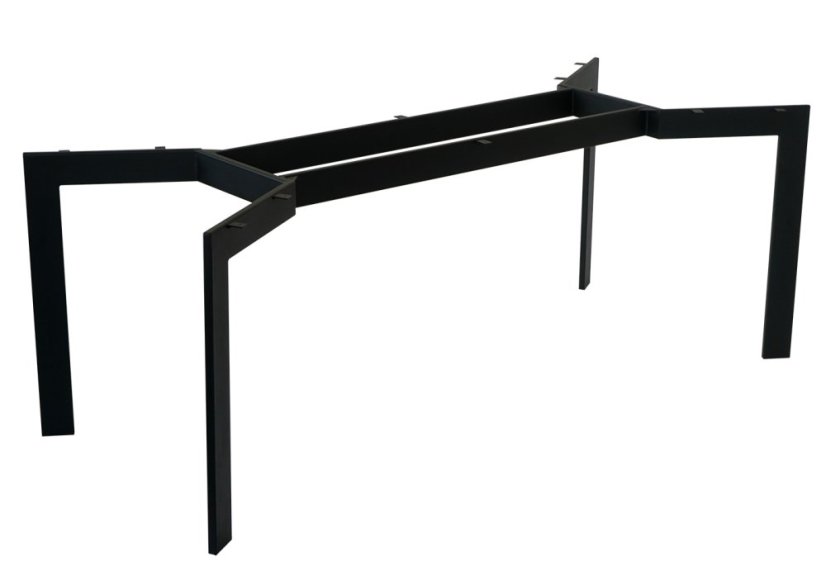 Podnožie k jedálenskému stolu Smart s podperami - Pôdorysné rozmery konštrukcie: 1300 x 600