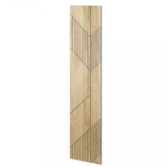 Designový obkladový panel s dubovou dýhou, vzor Stockholm, 60x275 cm