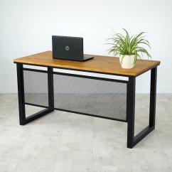 Pracovný stôl Space s masívnou dubovou doskou