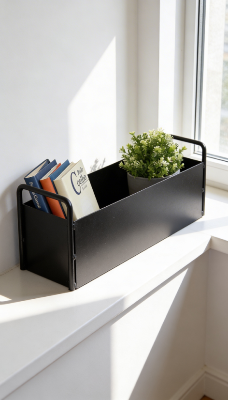 Kovový kvetináč Esme - Farba výrobku: biela RAL 9016