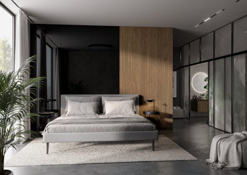 Designový panel s mikrolamelami, tvar Top, dub Natura, 12x275 cm