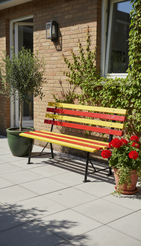 Zahradní lavice Judith barevná