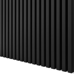 Lamela široká, 3x4x275 cm, černá mat