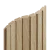Obkladový panel PUZZLE pro zakřivené stěny, 4,6 x 275 cm, Evropský dub