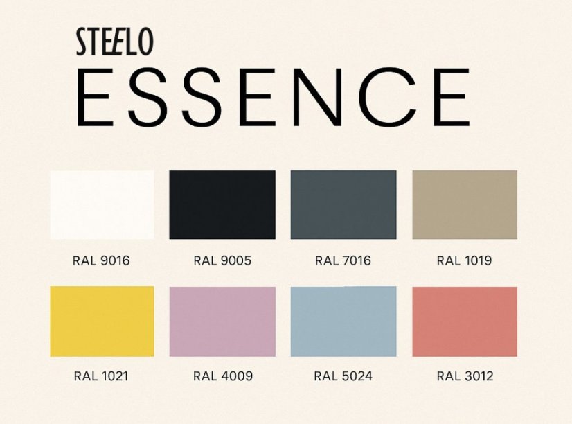 Nástenná kovová polica Melissa - Dĺžka: 350 mm, Farby kolekcie Essence: čierna RAL 9005