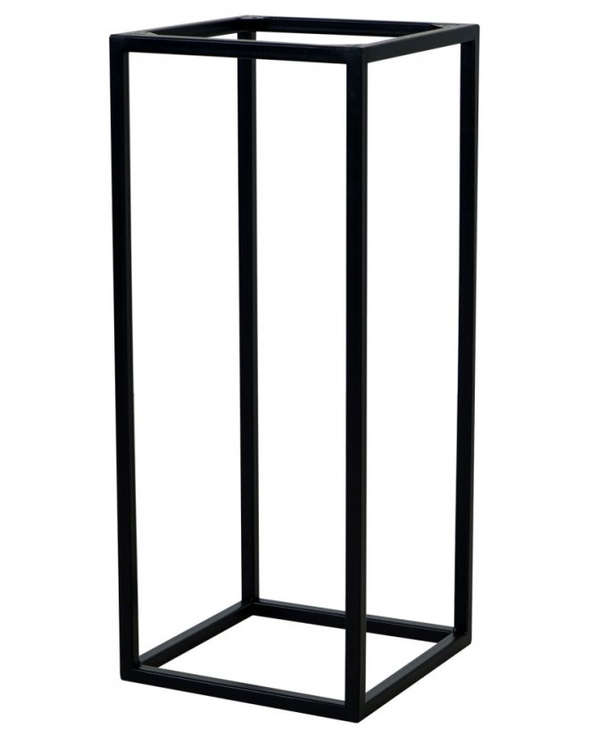 Kovová konstrukce odkládacího stolku - Rozměry konstrukce: 250 x 250 x 600 mm