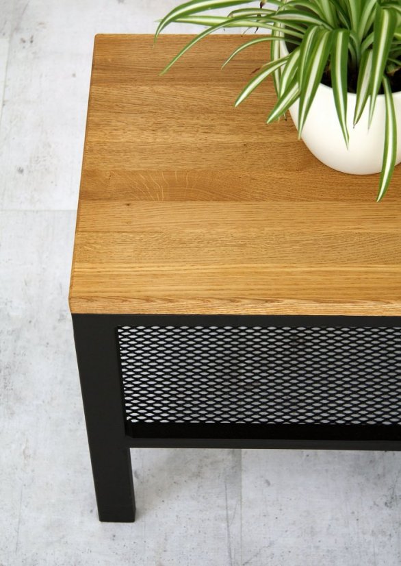 Botník Roland s masivní dubovou deskou