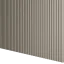Designový panel s mikrolamelami, tvar Vag, pískově béžová, 12x275 cm