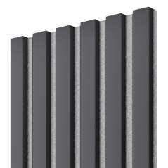 Akustický panel, Grafit, šedý filc, 30x275 cm