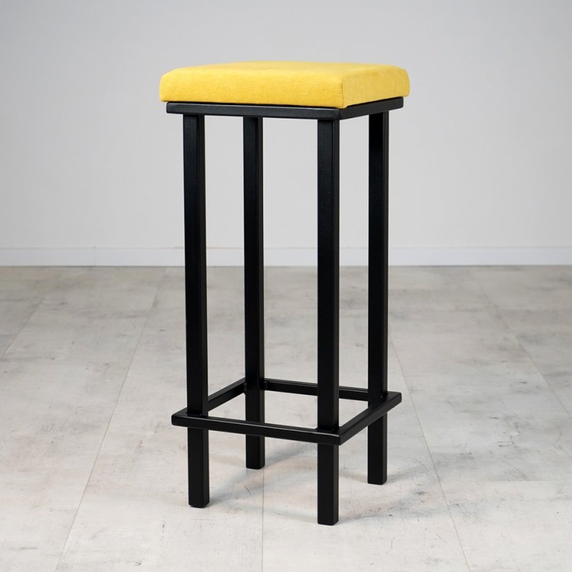 Barová stolička Camilo s čalouněným sedákem