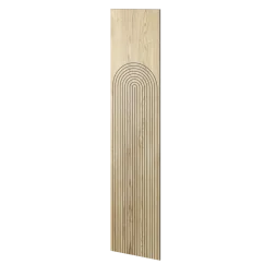 Designový obkladový panel s dubovou dýhou, vzor Kyoto, 60x275 cm