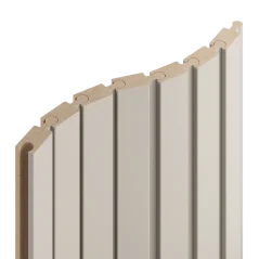 Obkladový panel PUZZLE pro zakřivené stěny, 4,6 x 275 cm, Pískově béžová