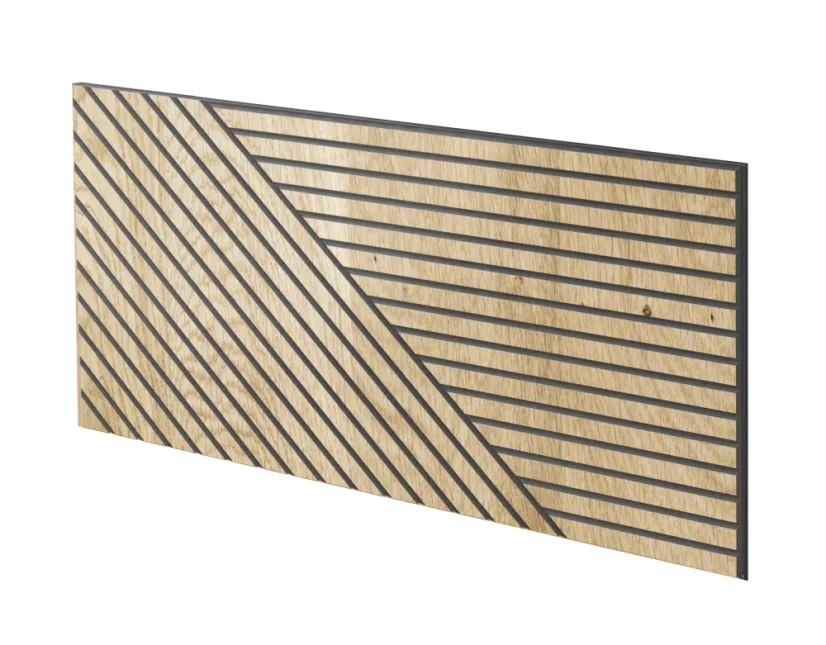 Designový obkladový panel s dubovou dýhou, vzor Segovia, 60x30 cm