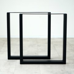 Sada kovových nôh "U" k jedálenskému stolu