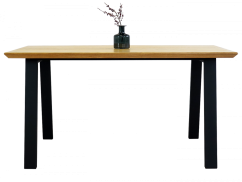 Jídelní stůl s masivní dubovou deskou Modena