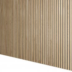 Designový panel s mikrolamelami, dubová dýha, 12x275 cm