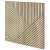 Designový obkladový panel s dubovou dýhou, vzor Granada, 60x60 cm