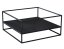 Kovová konštrukcia konferenčného stolíka Hollan - Rozmery konštrukcie: 650 x 650 mm, výška 370 mm