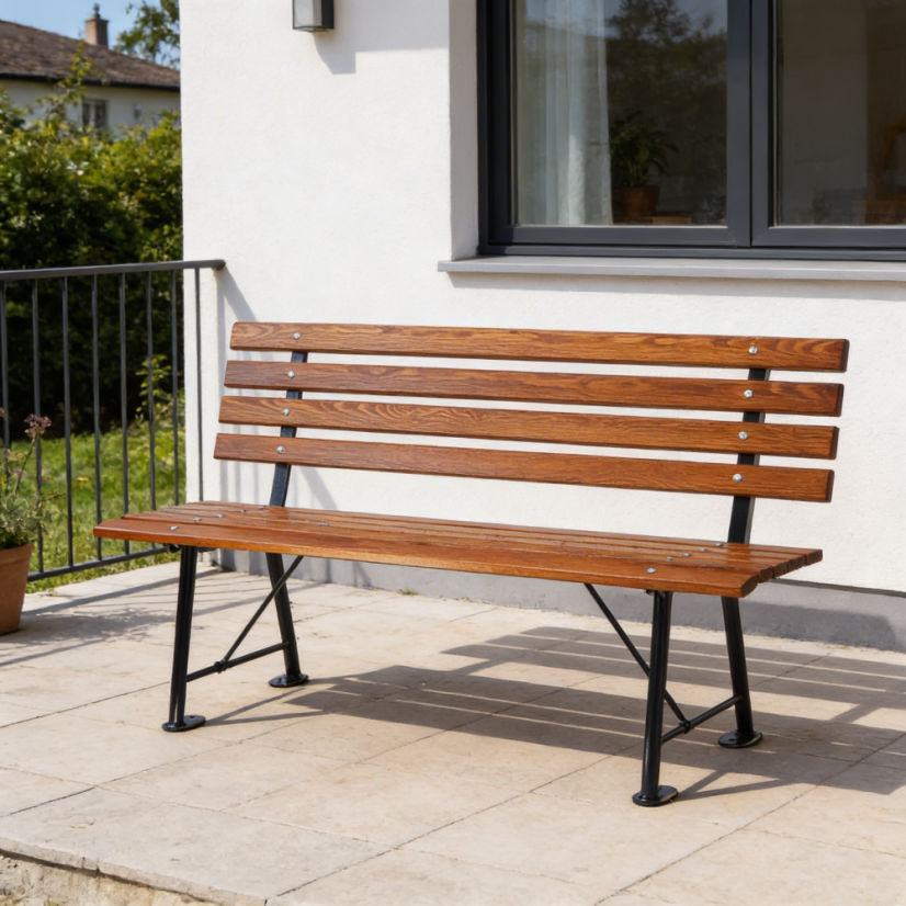 Zahradná lavica Judith - Výber lazúry dreva: teak