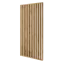Lamelová dělící stěna, kompletní sada, výška a šířka dle výběru, dub Wotan - Šířka lamelové dělící stěny: 83 cm