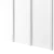 Designový obkladový panel Japandi, bílý mat, 30x275 cm