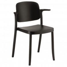 Plastová židle s područkami
