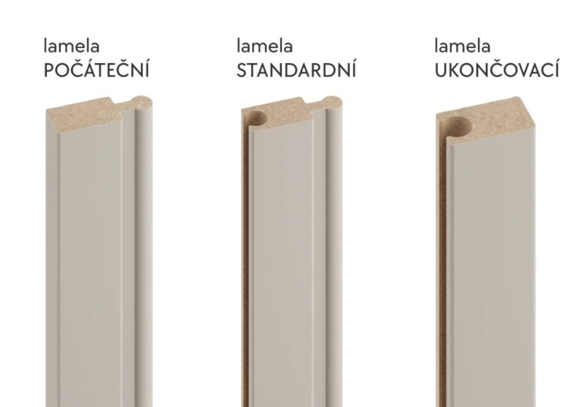 Obkladový panel PUZZLE pro zakřivené stěny, 4,6 x 275 cm, Evropský dub