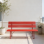 Zahradní lavice Judith červená