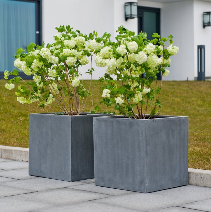 Květináč Block šedý