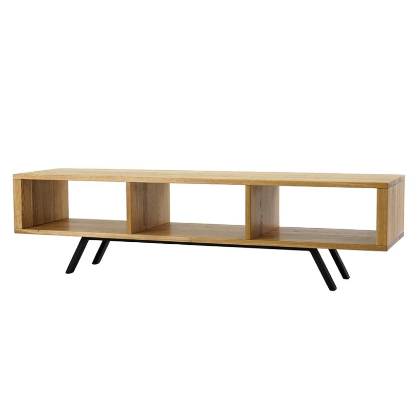 TV stolek Alfa z dubového masivu