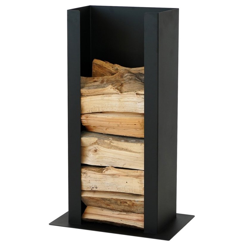 Kovový stojan na dřevo Lock