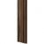 Designový obkladový panel s lamelami MINI, Ořech, 12,3 x 275 cm