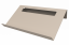 Nástenná kovová polica na topánky Torino pieskovo šedá