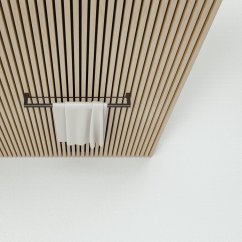 Kovový držák na ručníky Tallinn jednoduchý černý