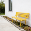 Záhradná lavica Judith žltá