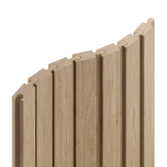 Obkladový panel PUZZLE pro zakřivené stěny, 4,6 x 275 cm, Dub Natura