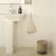 Designový kovový koupelnový odpadkový koš Faro - Barva: Oxidovaná červená