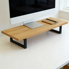 Podstavec pod monitor Base s masivní dubovou deskou