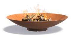 Zahradní cortenové ohniště