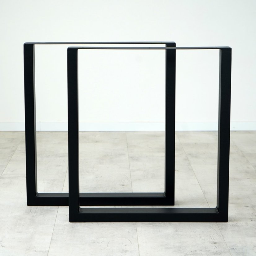 Sada kovových nôh "U" k jedálenskému stolu - Šírka: 700 mm